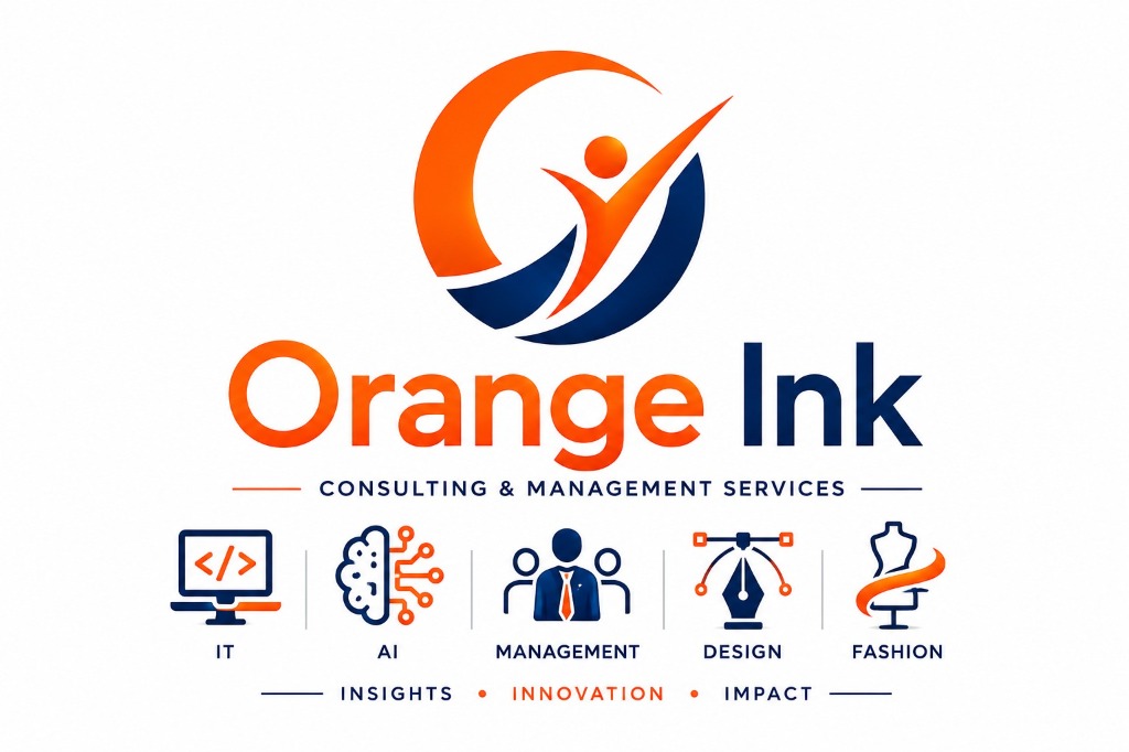 Orange Ink Verticals Logo